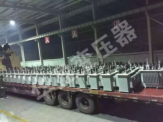 阿坝非晶合金变压器发货现场